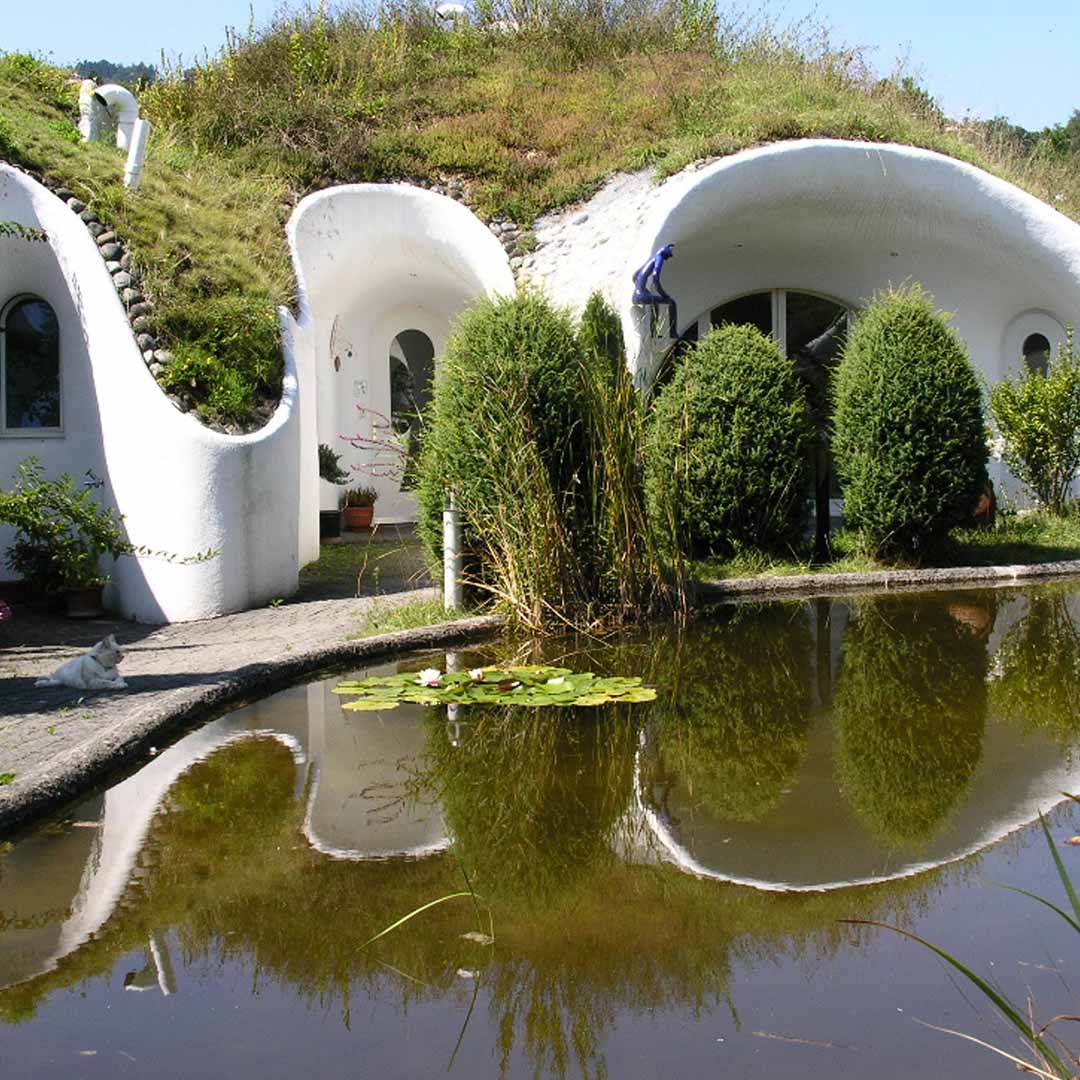 luxurious building design - earth sheltered house