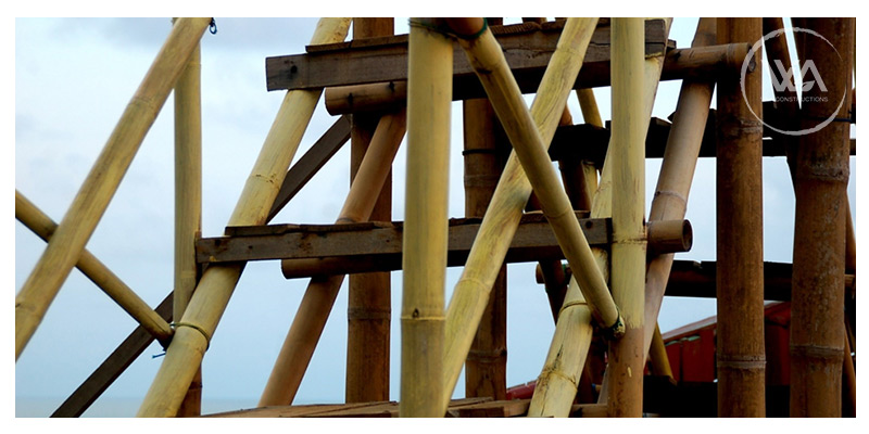 Bamboo House Garden and Stairs