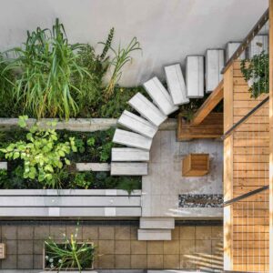 Lime stone stairs - Interior Design Company