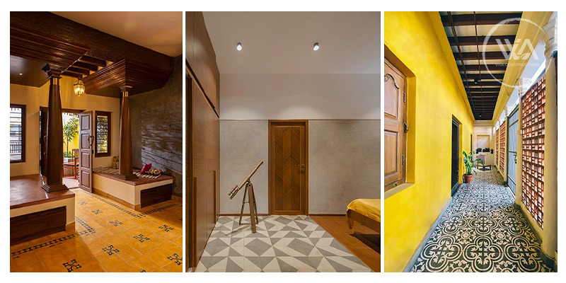 Restructure a ceramic tile